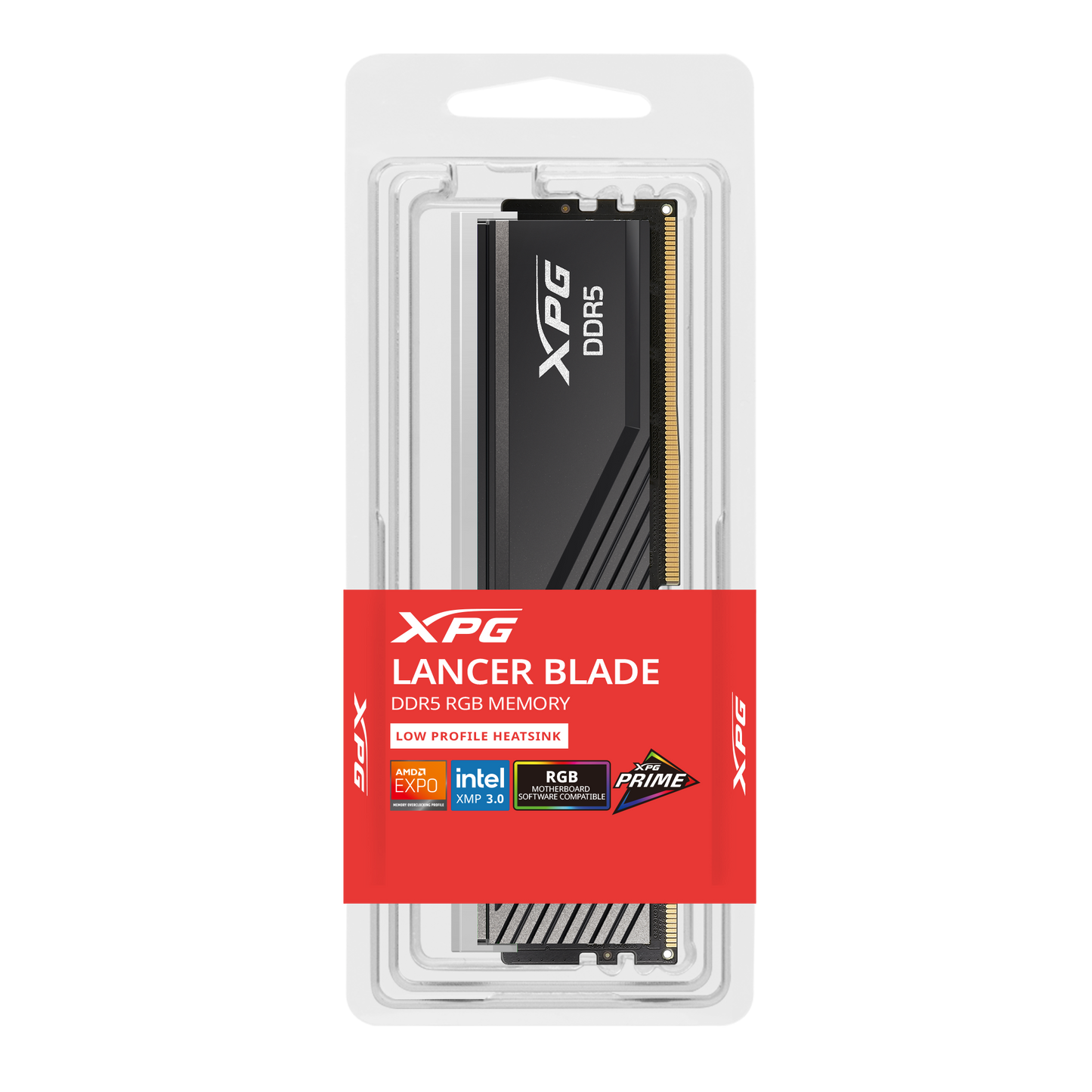 LANCER BLADE RGB DDR5 SLEEK EFFICIENCY, COMPACT POWER (32GB, Black)