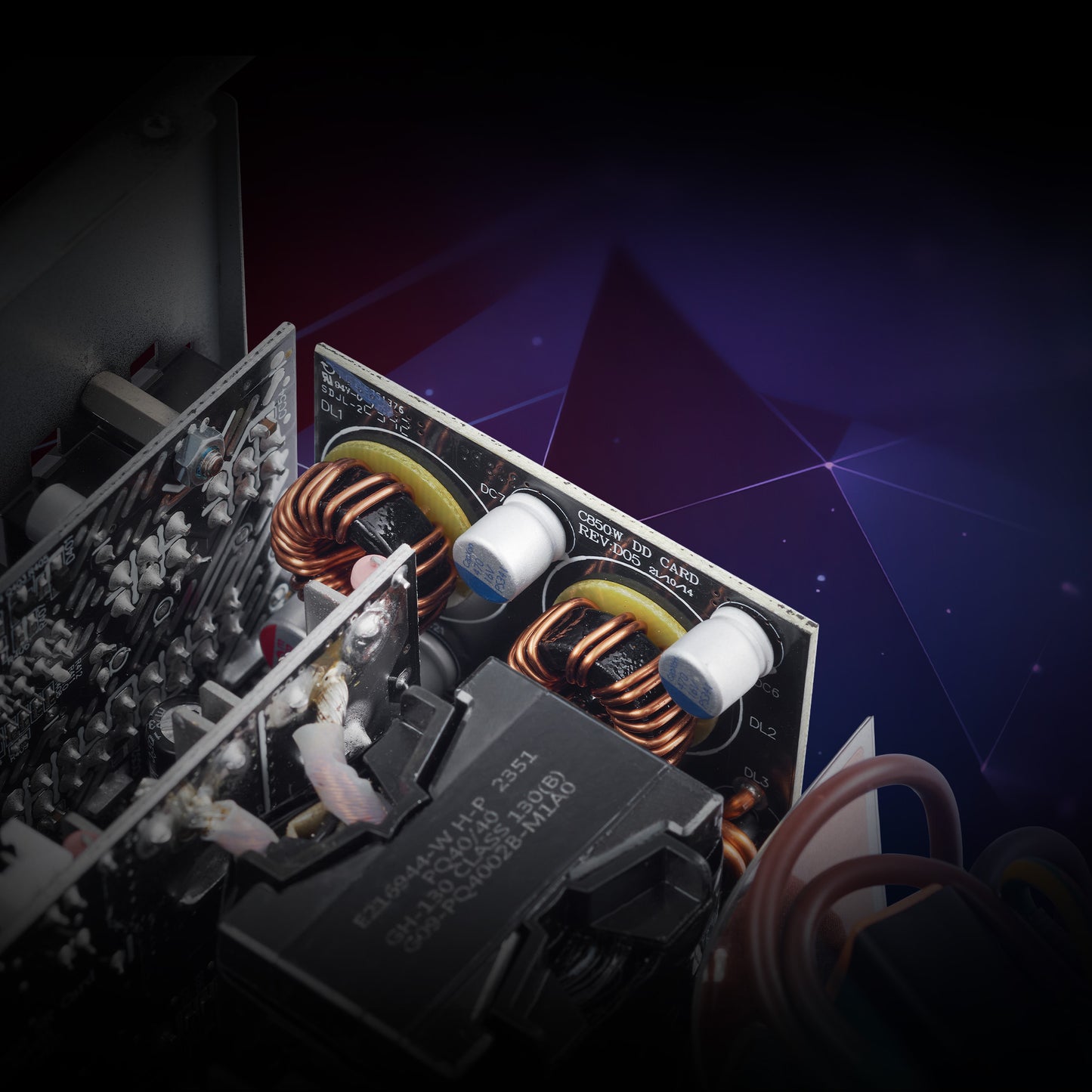 XPG CORE Reactor II VE, Black, 80 Plus Gold PSU, FDB 120mm Fan, 140x150x86mm, ATX 3.1 / EPS v2.92