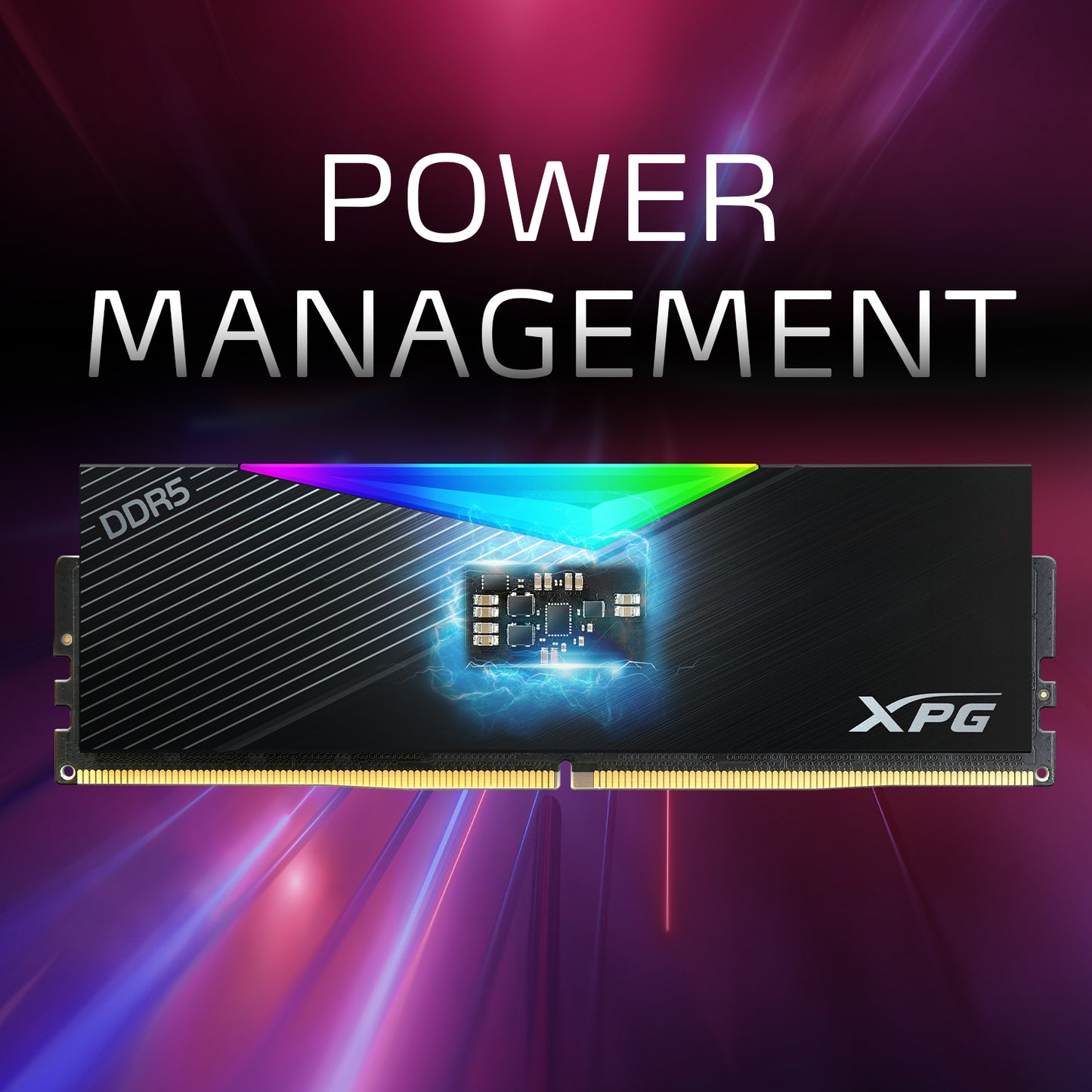 XPG Lancer RGB 7200MHz 32GB (2x16GB) CL34 DDR5 Dual Channel RAM Kit White Heatsink