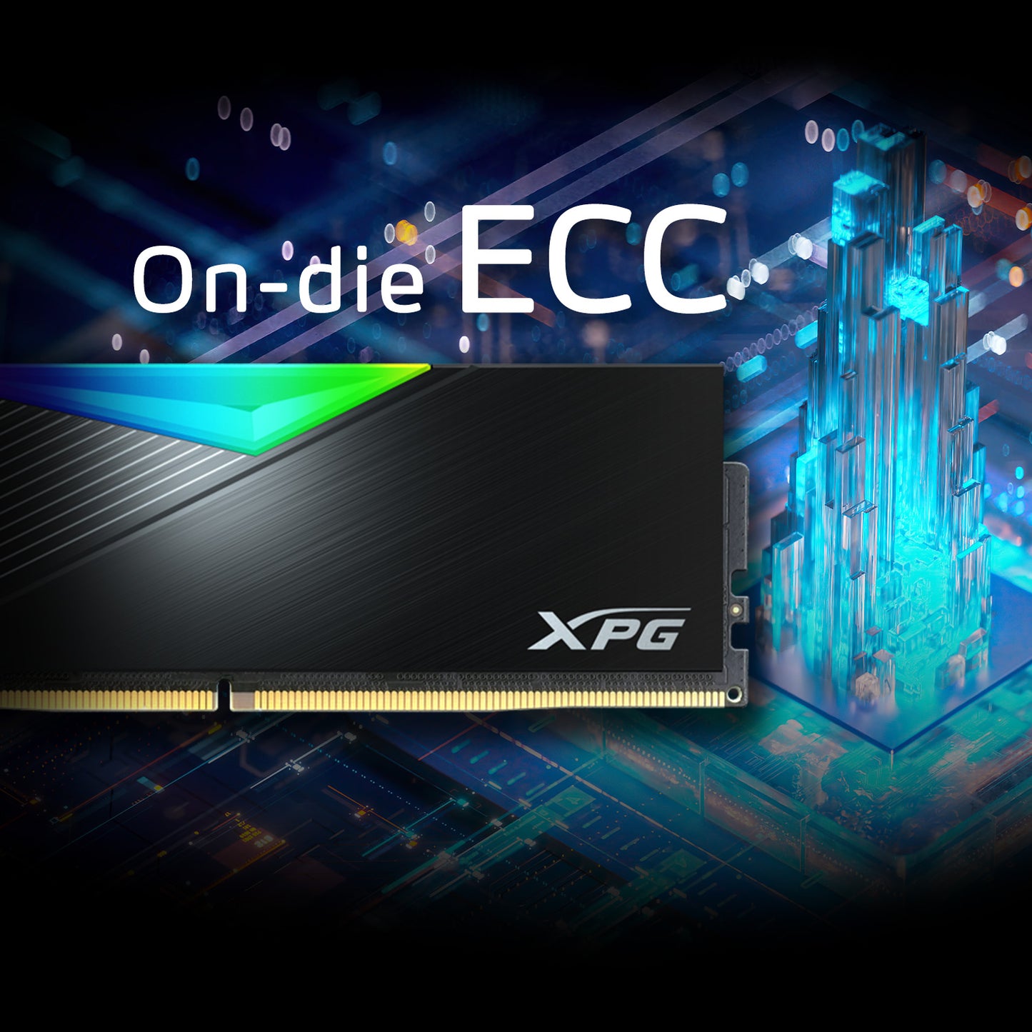 XPG Lancer RGB 7200MHz 32GB (2x16GB) CL34 DDR5 Dual Channel RAM Kit White Heatsink
