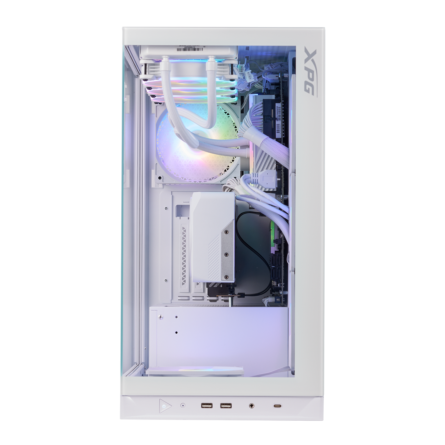 XPG Invader X Mid-Tower Gaming ATX PC Case with Panoramic View, Tempered Glass Panels, and RGB Lighting Black - XPG Shop