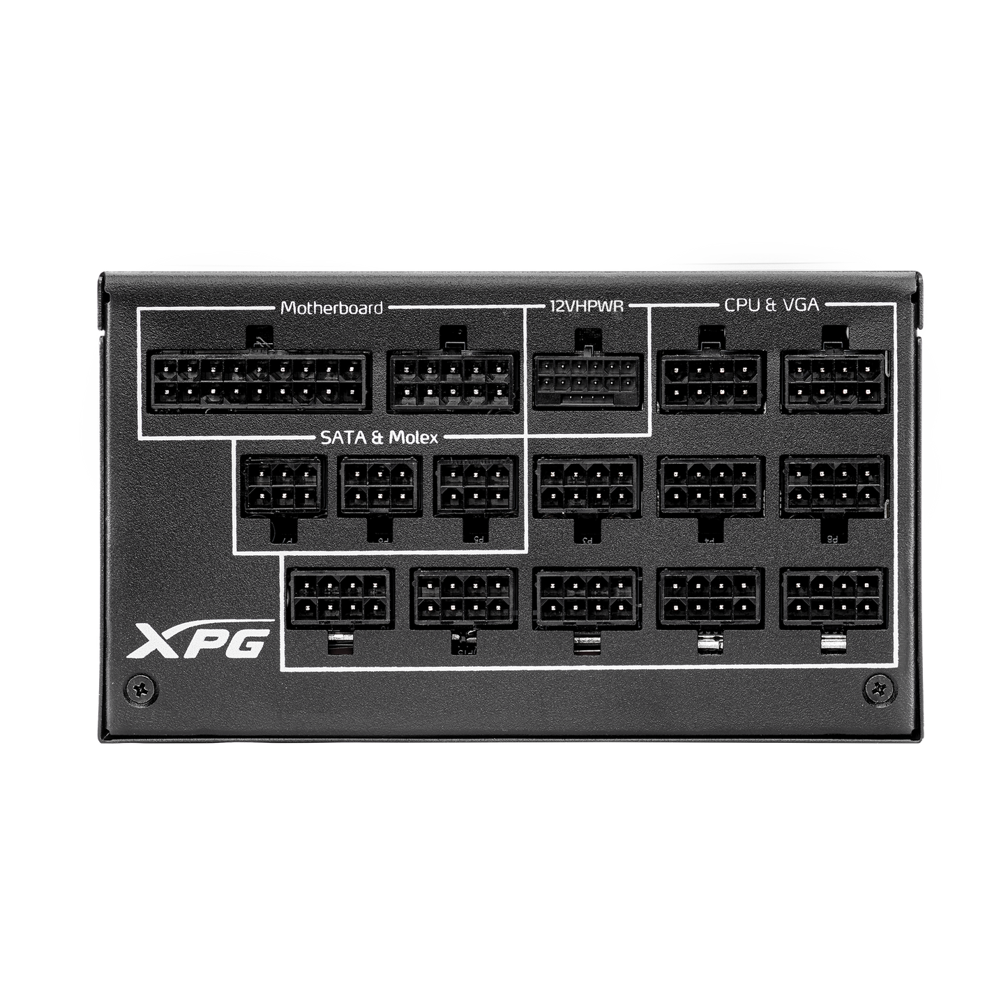 XPG Cybercore II PCIE 5 & ATX 3.0 Power Supply - Full Modular - 80 Plus and Cybenetics Platinum Certified - 100% Japanese 105°C Capacitors