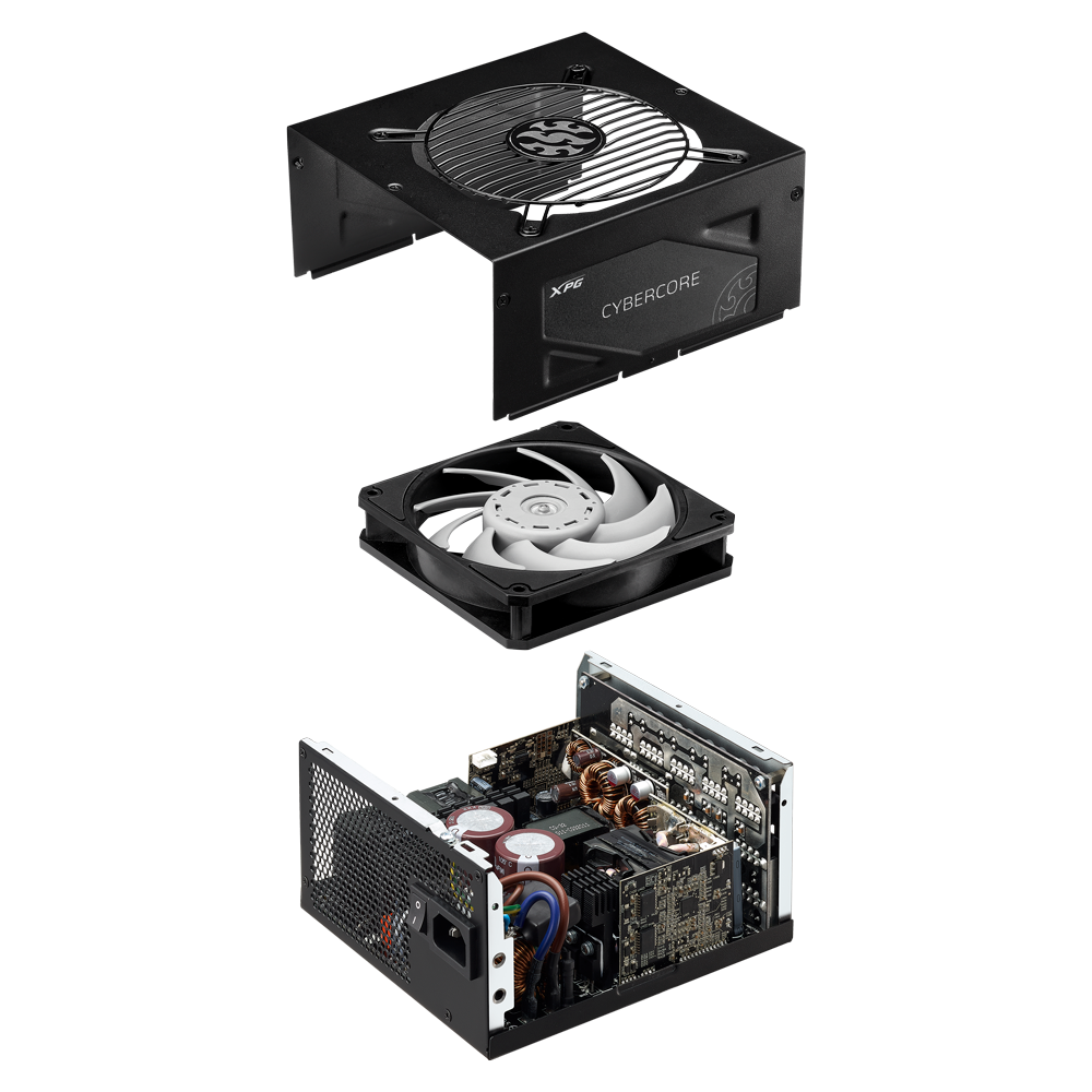 XPG Cybercore II 1300W PCIE 5 & ATX 3.0 Power Supply - Full Modular - 80 Plus and Cybenetics Platinum Certified