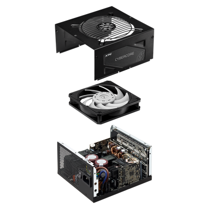 XPG Cybercore II 1300W PCIE 5 & ATX 3.0 Power Supply - Full Modular - 80 Plus and Cybenetics Platinum Certified