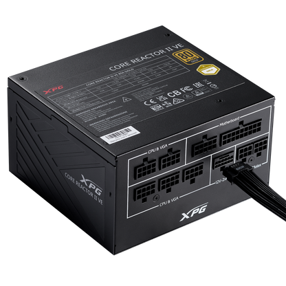 XPG CORE Reactor II VE, 80 Plus Gold PSU, ATX 3.1 / EPS v2.92