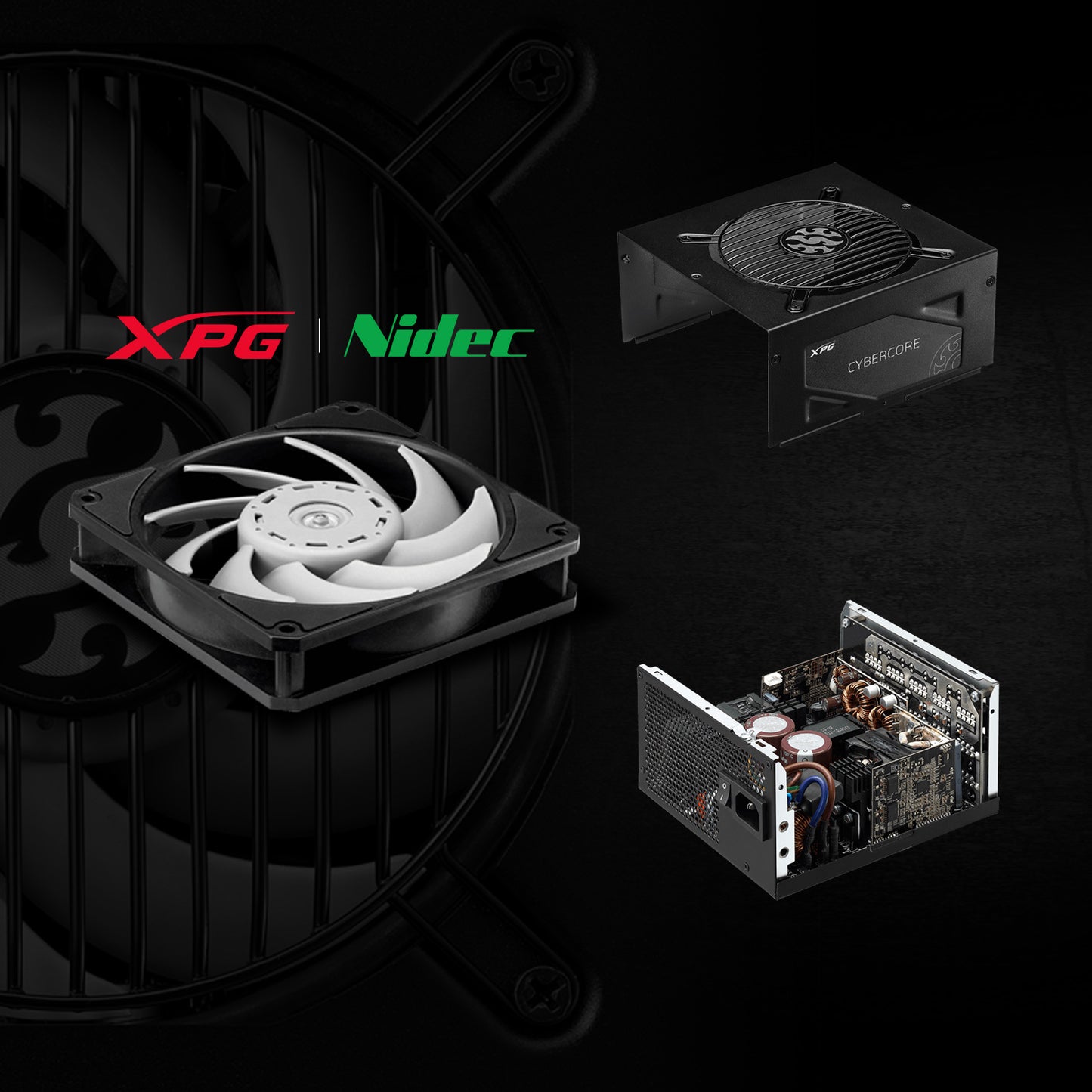 XPG Cybercore II 1300W PCIE 5 & ATX 3.0 Power Supply - Full Modular - 80 Plus and Cybenetics Platinum Certified