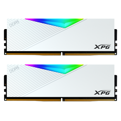 XPG Lancer RGB 7200MHz 32GB (2x16GB) CL34 DDR5 Dual Channel RAM Kit White Heatsink