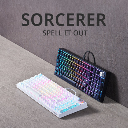 XPG Sorcerer Black 96% Form Factor Gasket Mount 97 Keys (ANSI)/98 Keys(ISO) USB-C 5V DC - XPG Shop