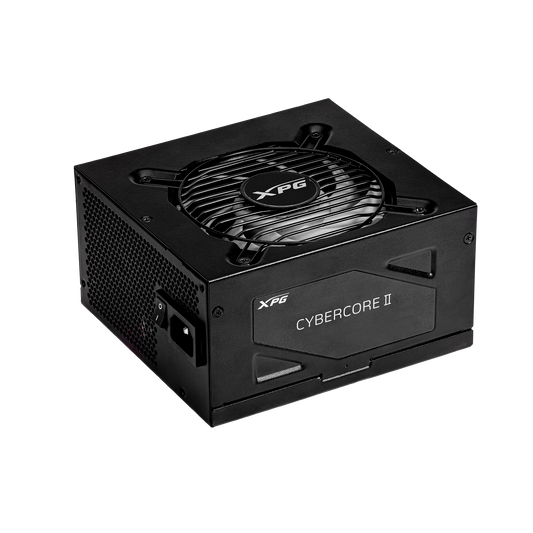 XPG Cybercore II PCIE 5 & ATX 3.0 Power Supply - Full Modular - 80 Plus and Cybenetics Platinum Certified - 100% Japanese 105°C Capacitors