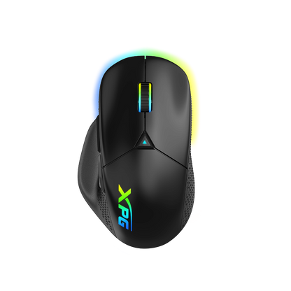 XPG ALPHA Wireless Gaming Mouse - Black w/ RGB + Omron Switches | 60 Hours Battery Life | 6 Macro Buttons PAW3335 Sensor