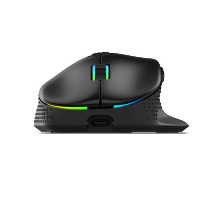 XPG ALPHA Wireless Gaming Mouse - Black w/ RGB + Omron Switches | 60 Hours Battery Life | 6 Macro Buttons PAW3335 Sensor