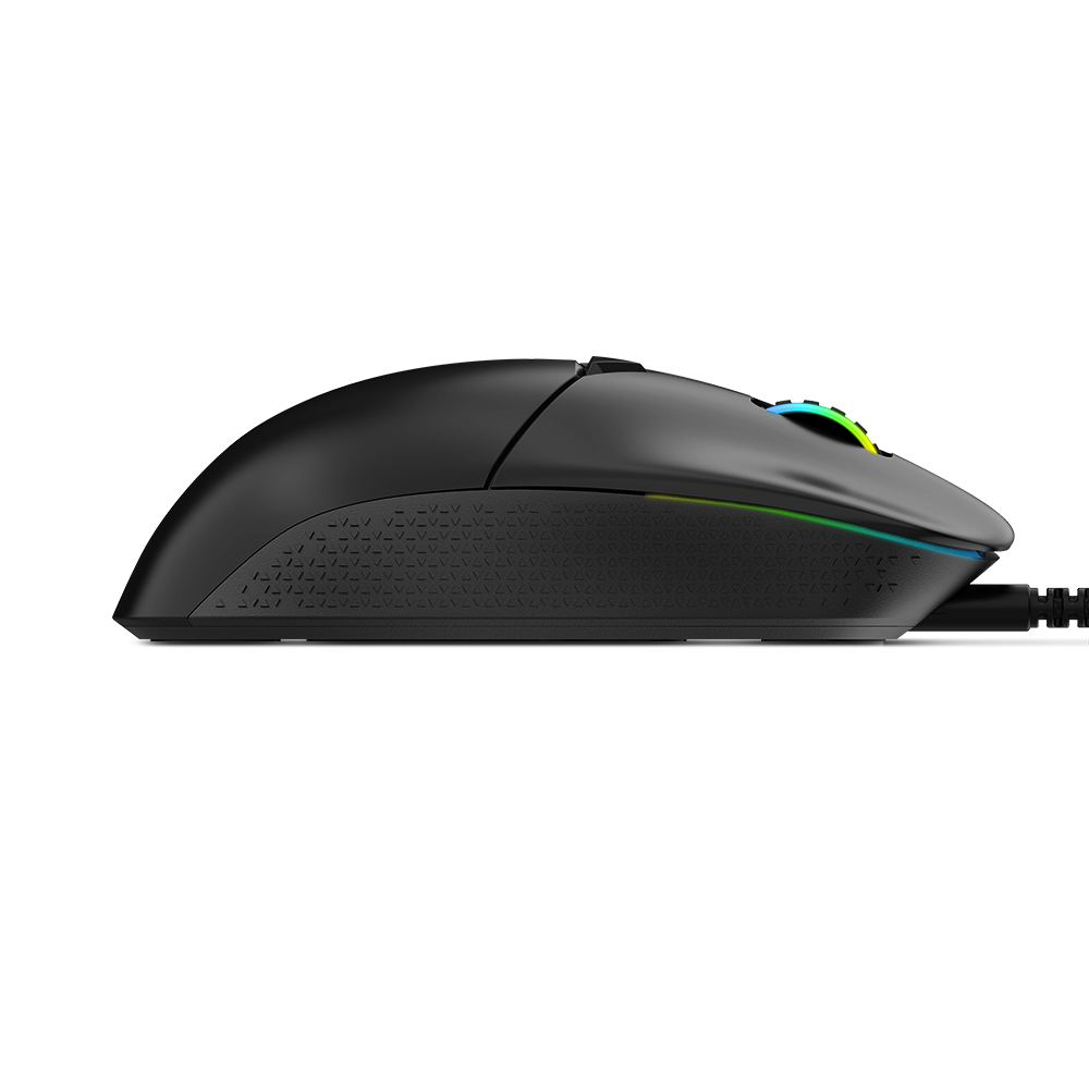 XPG ALPHA Wired Gaming Mouse - Black w/ RGB + Omron Switches | USB-C Connection | 6 Programmable Buttons PAW 3335 Sensor