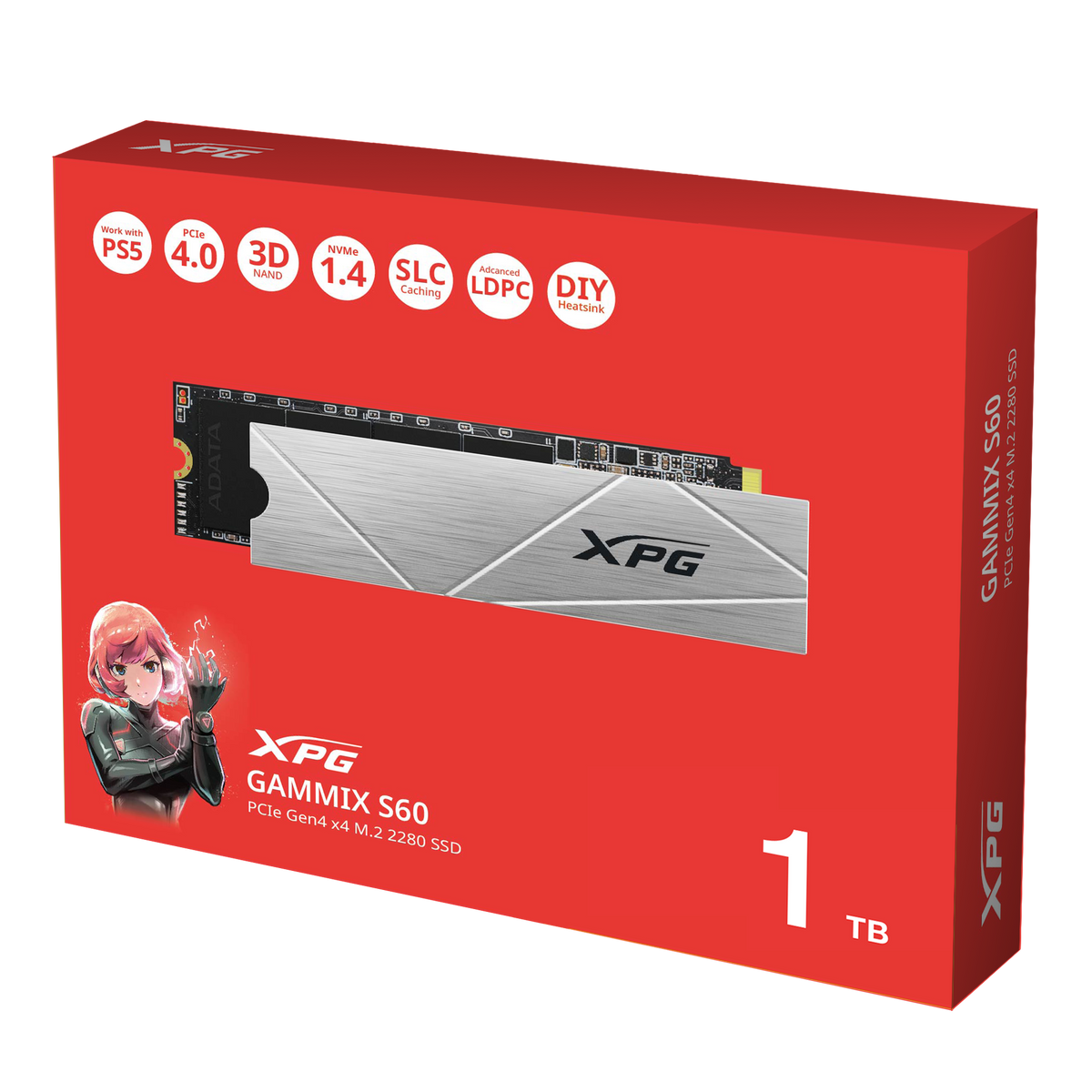XPG GAMMIX S60 PCIe Gen4 x4 M.2 2280 Solid State Drive (Pre) - XPG Shop