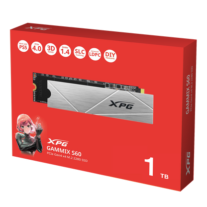 XPG GAMMIX S60 PCIe Gen4 x4 M.2 2280 Solid State Drive (Pre) - XPG Shop