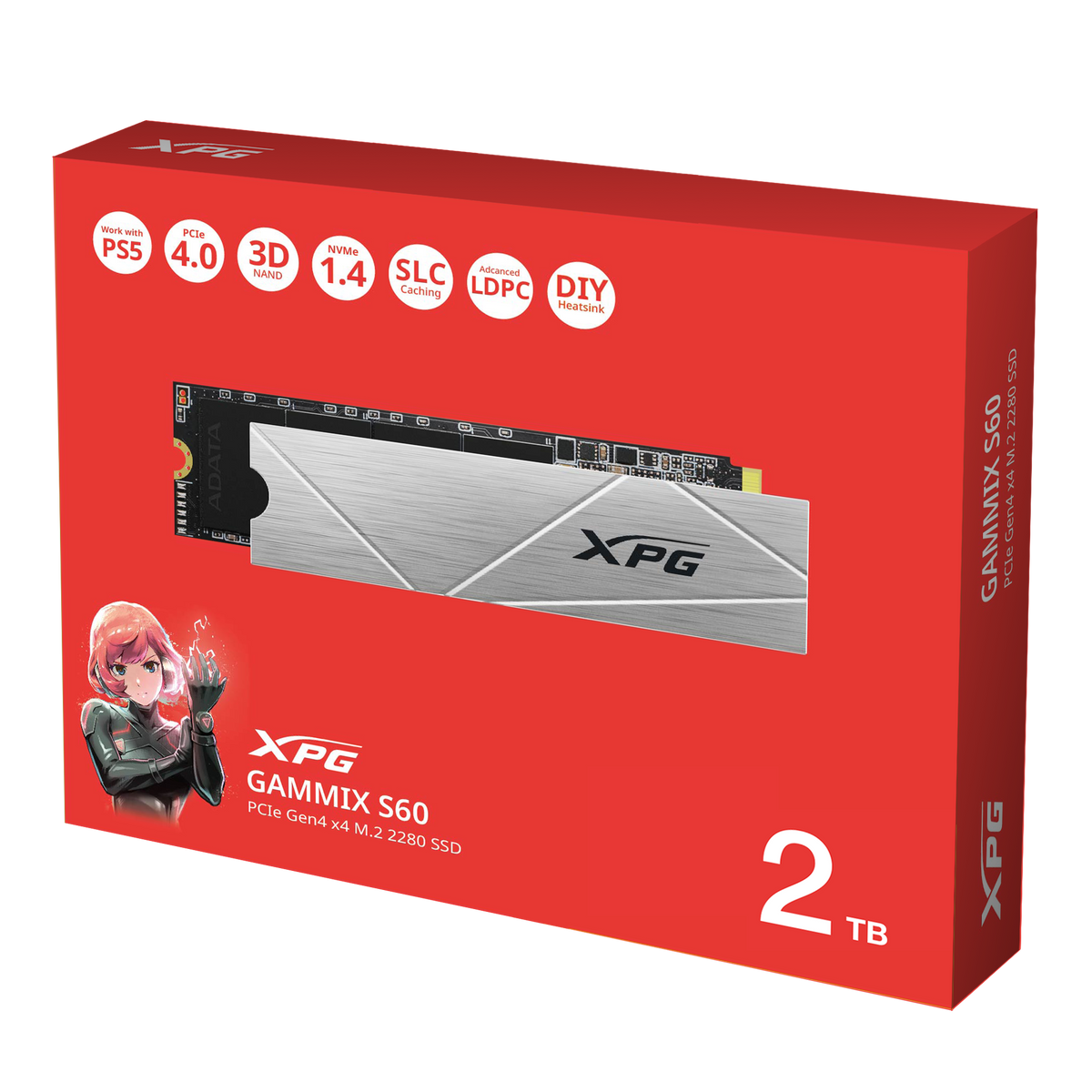 XPG GAMMIX S60 PCIe Gen4 x4 M.2 2280 Solid State Drive (Pre) - XPG Shop