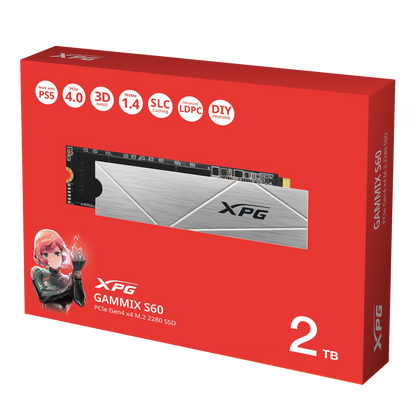 XPG GAMMIX S60 PCIe Gen4 x4 M.2 2280 Solid State Drive (Pre) - XPG Shop