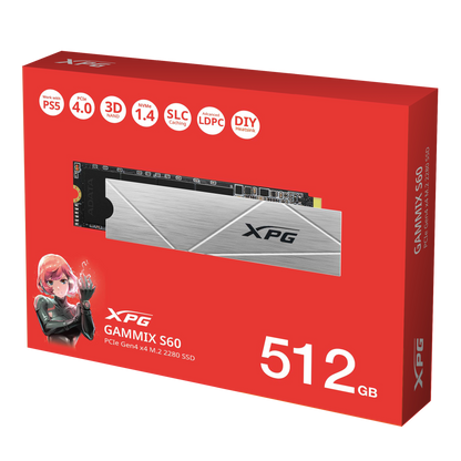 XPG GAMMIX S60 PCIe Gen4 x4 M.2 2280 Solid State Drive (Pre) - XPG Shop