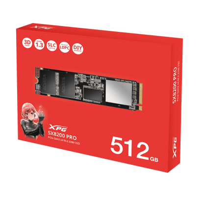 XPG SX8200 Pro PCIe Gen3x4 M.2 2280 Solid State Drive (Pre) - XPG Shop